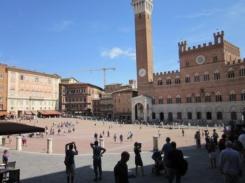 Siena, Piazza del Campo und Palazzo Pubblico